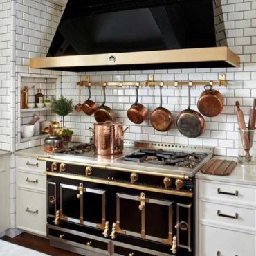 Elegant kitchen stove area remodel design